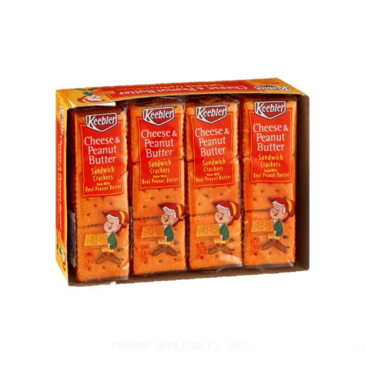 KEEBLER 12/1.8Z CRACKERS CHEESE/PEANUT BUTTER