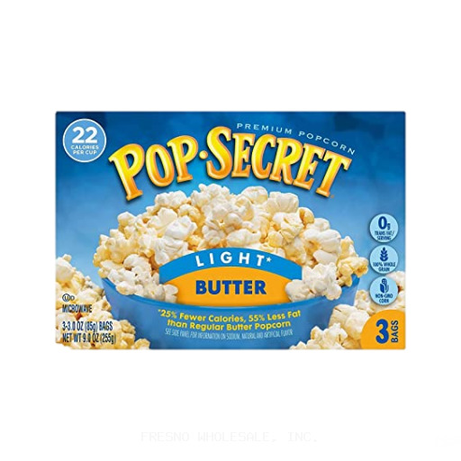GABRIELA POPCORN 3PK 6.6OZ LIGHT BUTTER