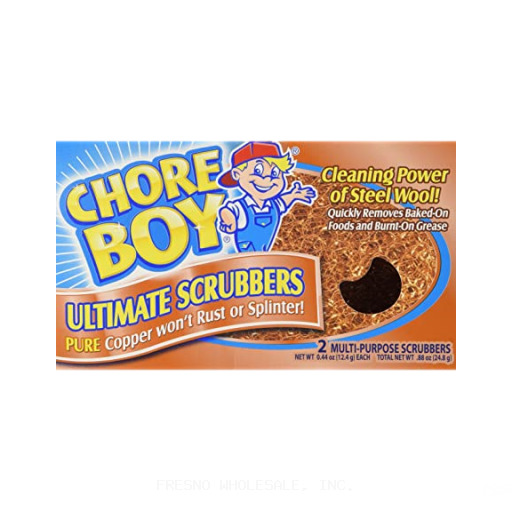 CHORE BOY 12/2CT COPP SCR