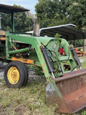 TRACTOR-MOWER-BOAT-GUNS-BUILDINGS