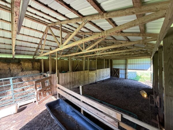 20.42 ACRES with NICE HOME, BARNS & POLE BARN HOME