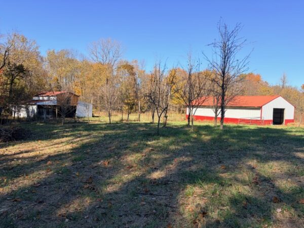 20.42 ACRES with NICE HOME, BARNS & POLE BARN HOME
