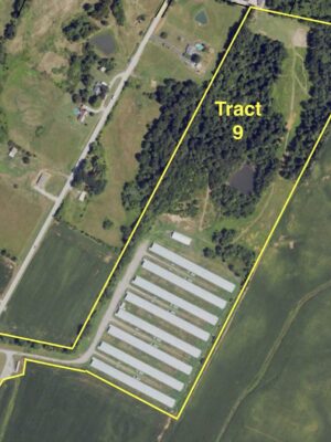 170+/- ACRES-50 POULTRY HOUSES-5 HOMES-OFFERED IN 9 TRACTS