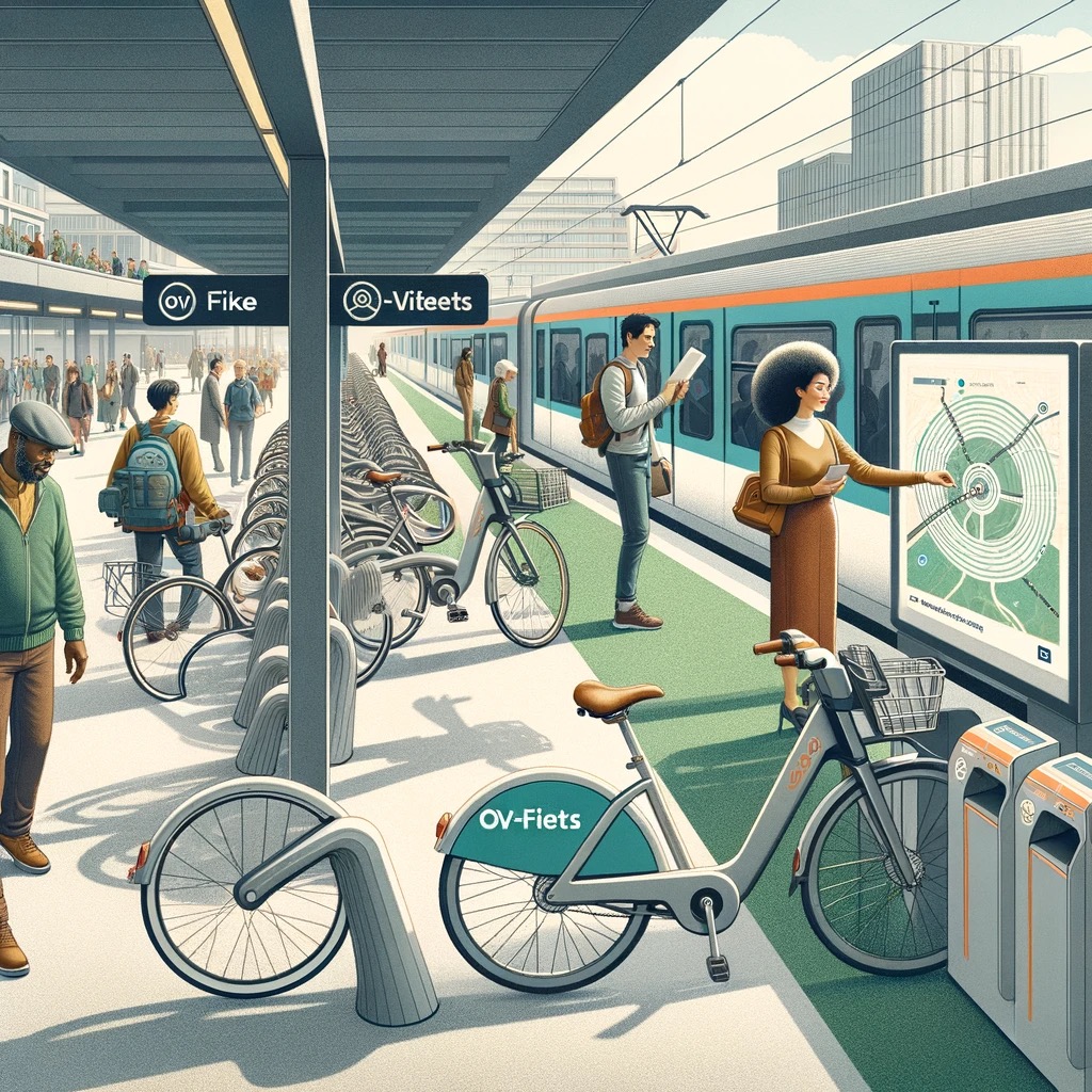bicycles integrated with train travel