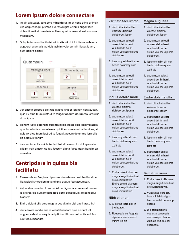 Printable Quick Reference Guide Template Printable Templates