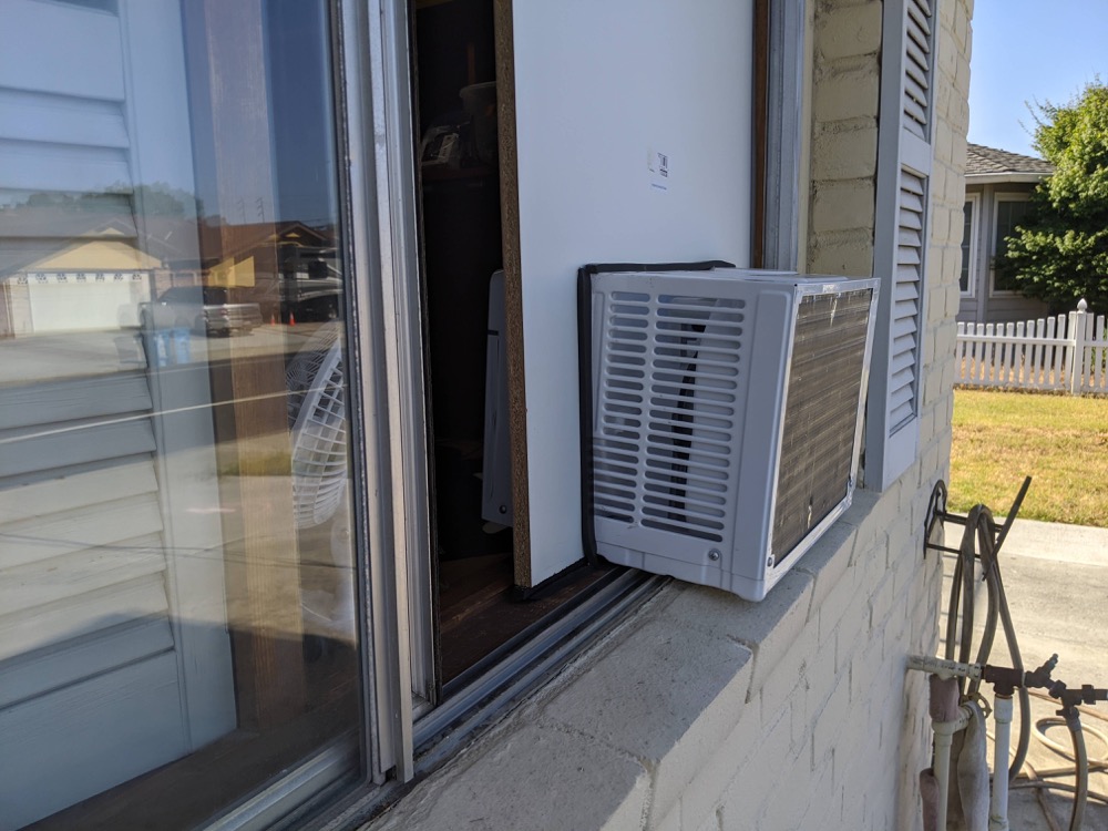 Outside view of air conditioner
