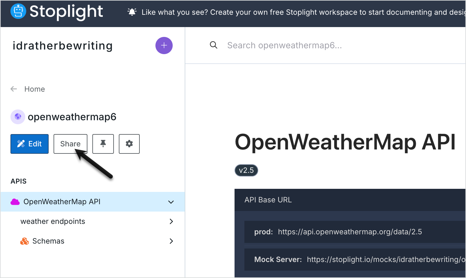 Sharing your Stoplight output