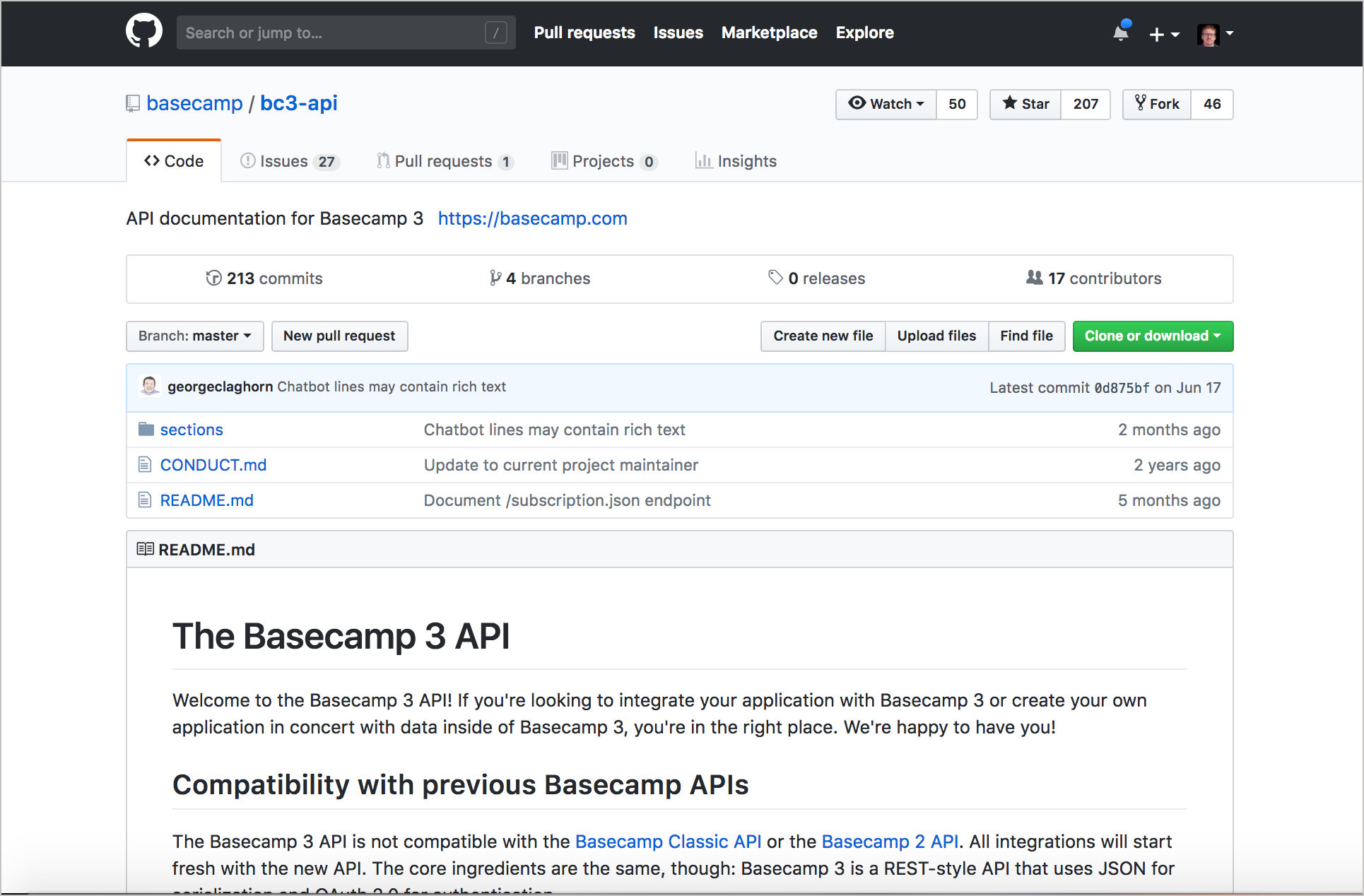Basecamp API