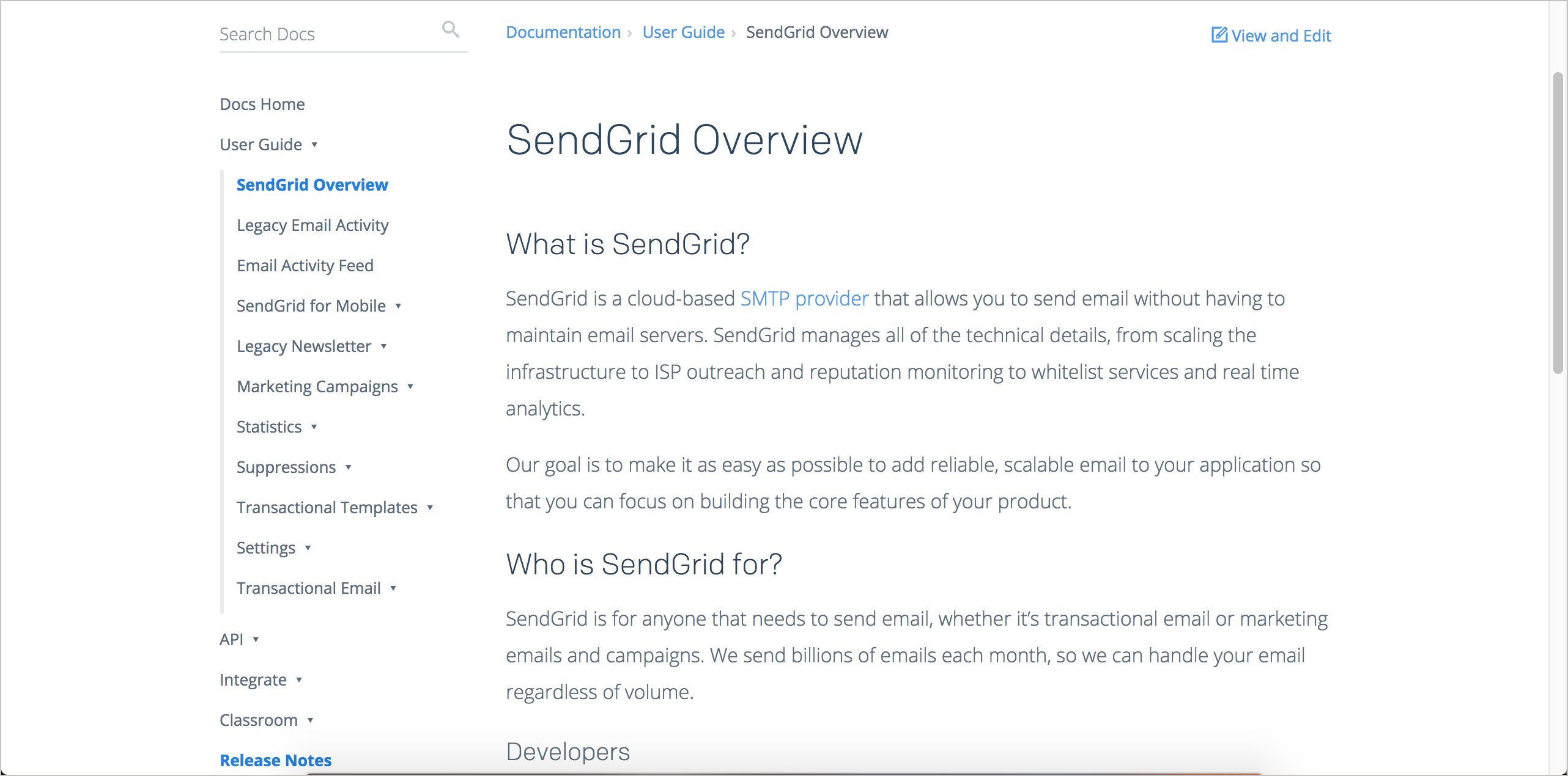 SendGrid API overview