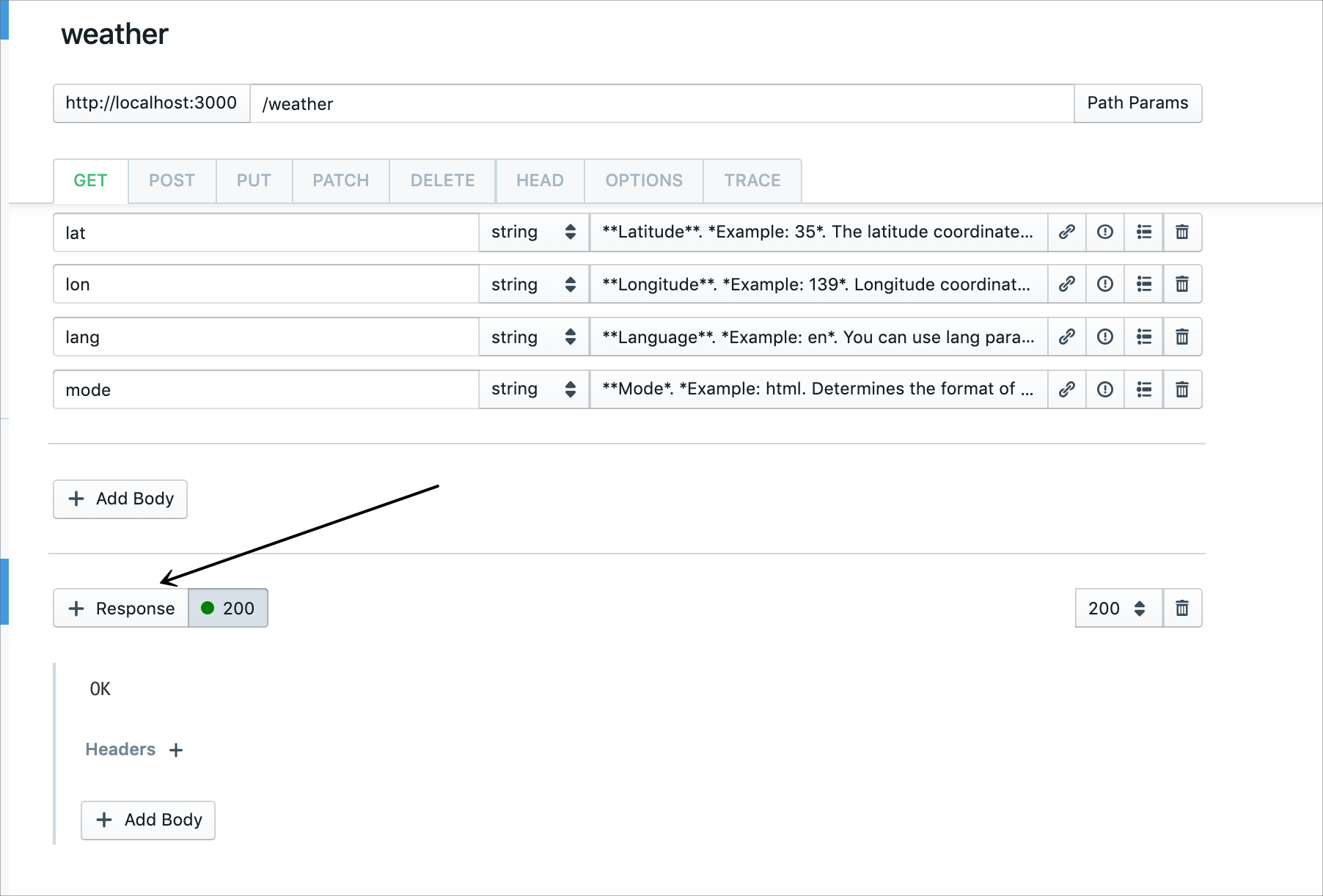 Create an OpenAPI specification document using Stoplight Studio's ...