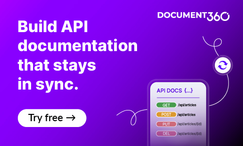 Enable auto-sync and your API docs update with every spec change. Try free &rarr;