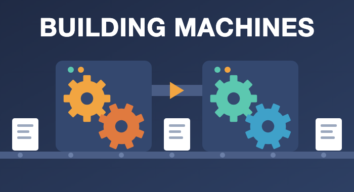 Building machines that work with other machines