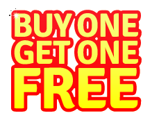 Buy one get one free