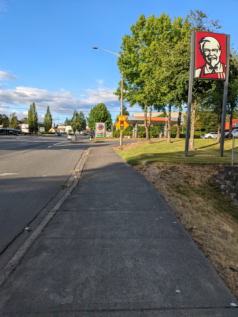 Suburban cementscape