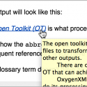 DITA Glossary terms and acronyms