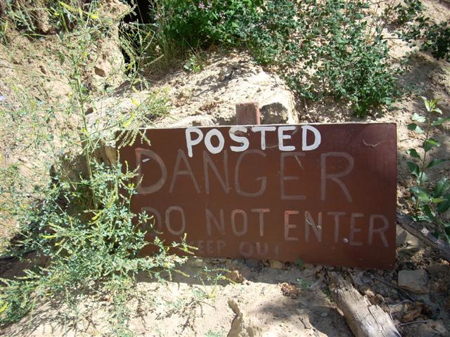 Danger Keep Out sign