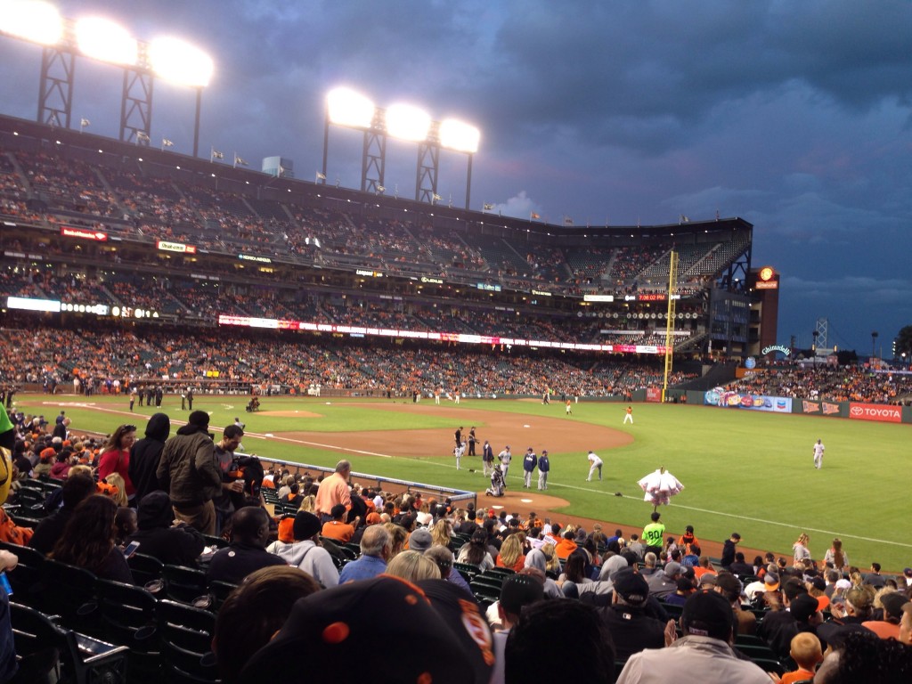 Our work took us out to a San Francisco Giants game. Fun event, but boring game. We left by the 6th inning. The ride into the city took forever. 1 hour getting there, 1.5 getting back. But good discussions with colleagues.