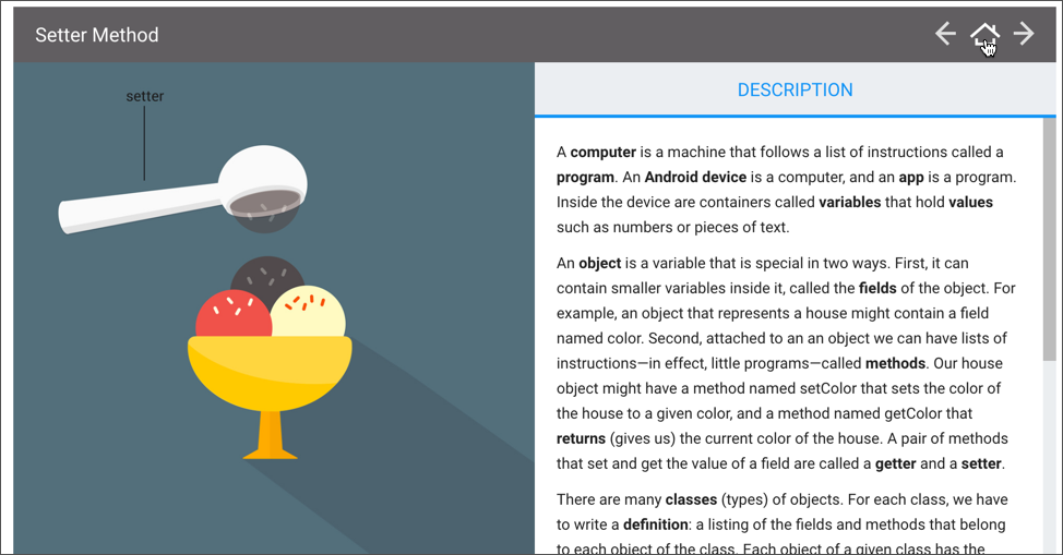 Examples Of Visual Communication In Developer Documentation With The Android Vocabulary Glossary I D Rather Be Writing Blog