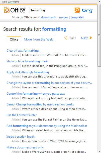 Granular chunking