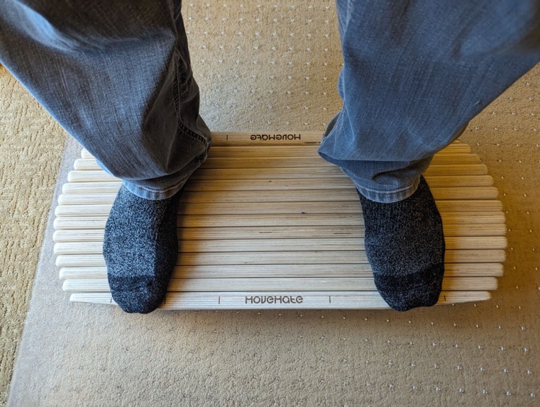 Movemate standing board review — fixing your back, legs from sedentary decline from a tech job