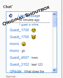 original shoutbox