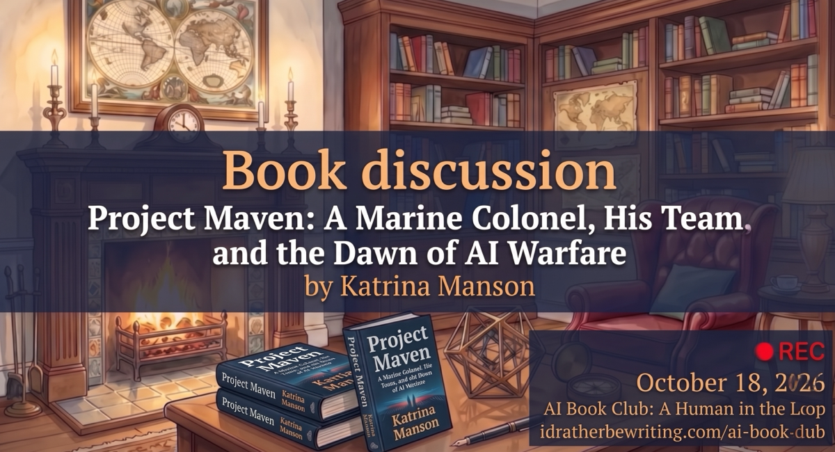 AI Book Club recording of Project Maven by Katrina Manson