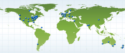 geographic representation of readers