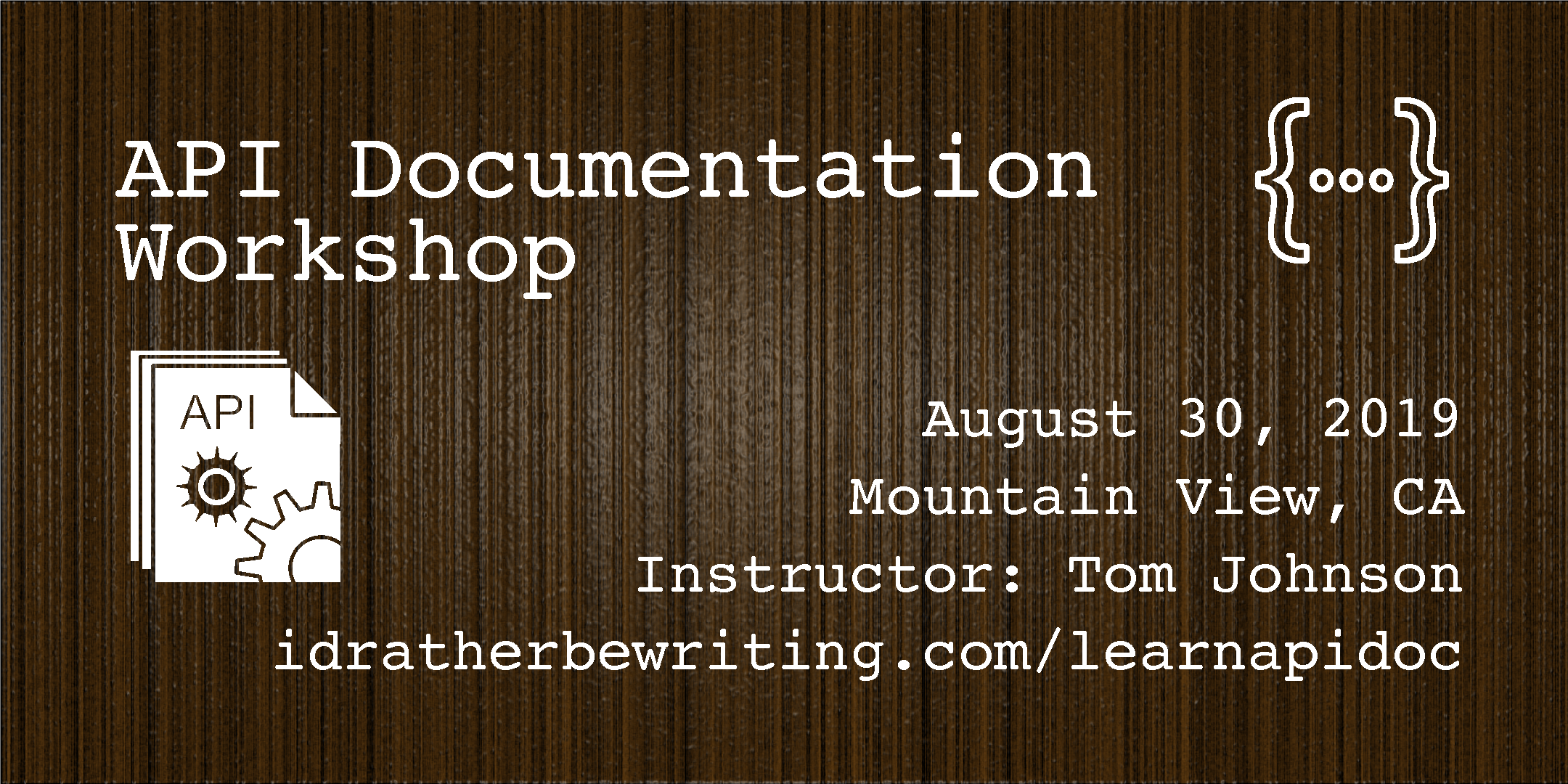 API Documentation Workshop