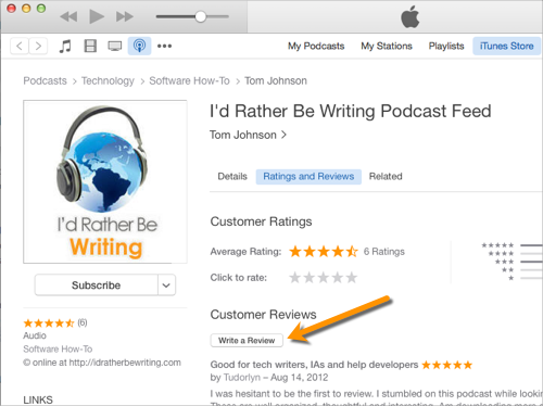 You can help support my podcast by reviewing it in iTunes.