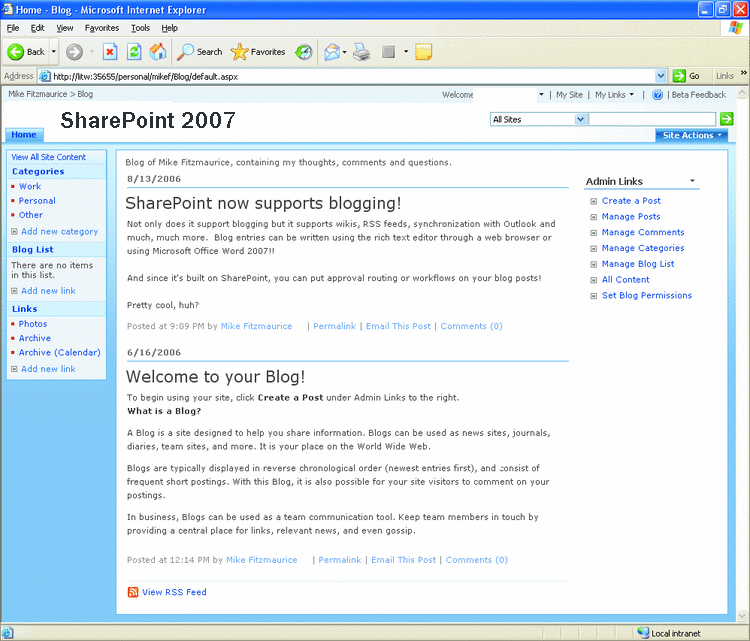 SharePoint Site