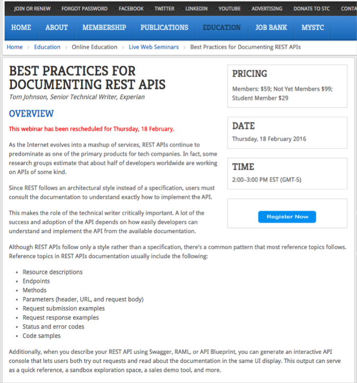 Best Practices for Documenting REST APIs