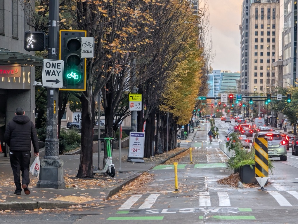 Dedicated bike traffic signals