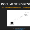 Slides for Documenting REST APIs Workshop — 2016 STC Summit Anaheim, Calif.