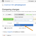 Editing workflows and reviews through Github's pull requests