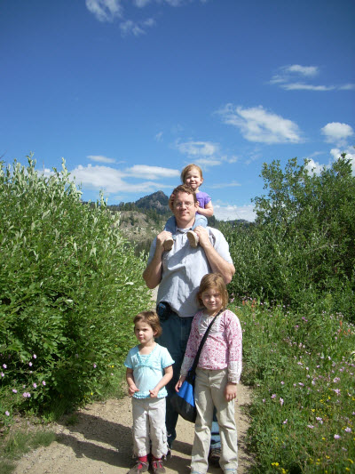 Up at Bear Lake, Utah with kids