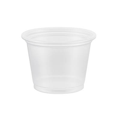 CUP PORTION PLAST 1 OZ CLR