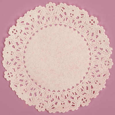 DOILIE PPR 16" LACE WHT