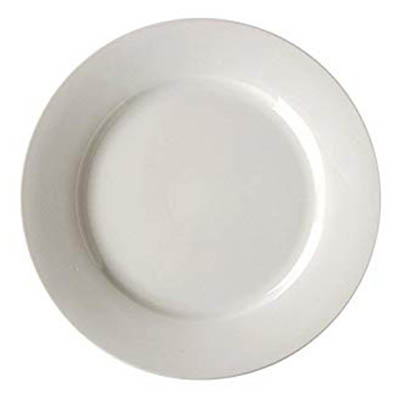 PLATE CHINA 8.75" ROUND W/R BRIGHT WHITE