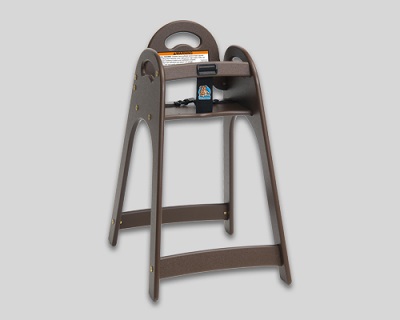 HIGH CHAIR DESIGNER BROWN