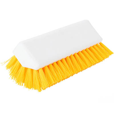 BRUSH SCRUB 10" FLOOR SPARTA YELLOW