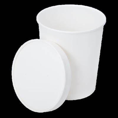 CONT FOOD PPR 32OZ GOURMET WHT 115MM