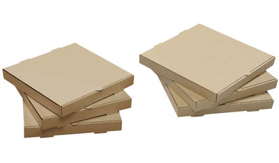 BOX PIZZA 10" KRAFT PLAIN 2" DEEP