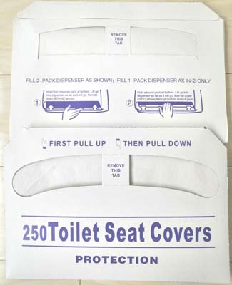 TOILET SEAT COVER 1/2 FOLD