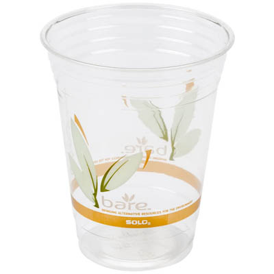 CUP PLAST 16 OZ CLR BARE (RPET)