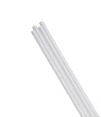 STRAW PPR 8" GIANT WHT UNWRPD