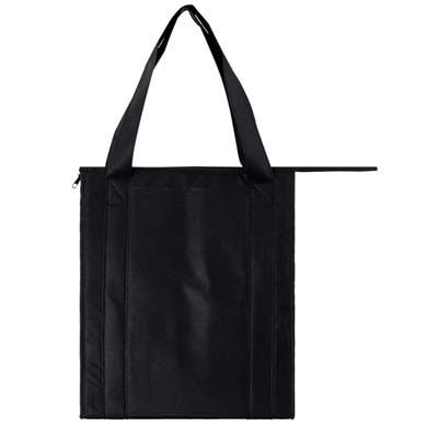 BLACK THERMO TOTE 13X10X15