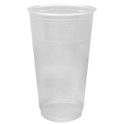 CUP PLAST 32 OZ CLR PET