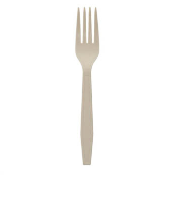 CUTLERY PSM FORK 6.75 TAN EARHCHOICE