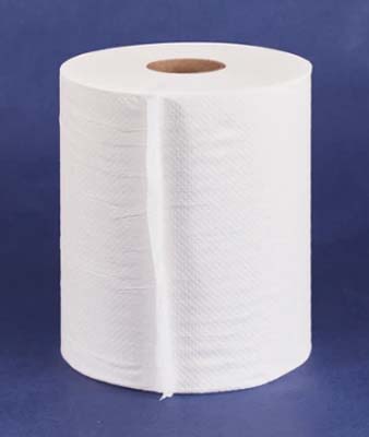 TOWEL HARD WOUND 1PLY WHITE 600'