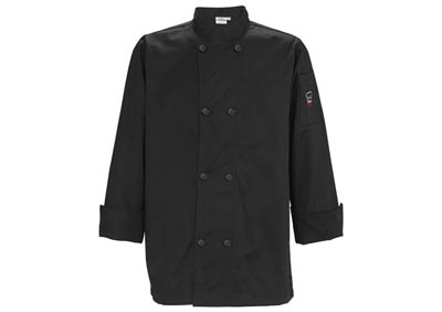 CHEF JACKET BLACK LARGE